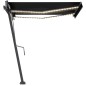 Tenda Automatica con Sensore Vento e LED 300x250 cm Antracite Tenda Automatica con Sensore Vento e LED 300x250 cm Antracite