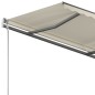 Tenda da Sole Retrattile Manuale Autoportante 350x250 cm Crema Tenda da Sole Retrattile Manuale Autoportante 350x250 cm Crema