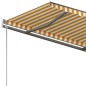 Tenda da Sole Retrattile Manuale 350x250 cm Gialla e Bianca Tenda da Sole Retrattile Manuale 350x250 cm Gialla e Bianca