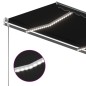 Tenda da Sole Retrattile Manuale con LED 300x250 cm Antracite Tenda da Sole Retrattile Manuale con LED 300x250 cm Antracite