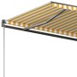 Tenda da Sole Automatica Autoportante 350x250 cm Gialla Bianca Tenda da Sole Automatica Autoportante 350x250 cm Gialla Bianca