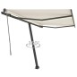 Tenda da Sole Automatica LED e Sensore Vento 350x250 cm Crema Tenda da Sole Automatica LED e Sensore Vento 350x250 cm Crema
