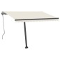 Tenda da Sole Automatica LED e Sensore Vento 350x250 cm Crema Tenda da Sole Automatica LED e Sensore Vento 350x250 cm Crema