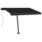 vidaXL Tenda Automatica con Sensore Vento e LED 350x250 cm Antracite vidaXL Tenda Automatica con Sensore Vento e LED 350x250 cm Antracite