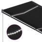 vidaXL Tenda Automatica con Sensore Vento e LED 350x250 cm Antracite vidaXL Tenda Automatica con Sensore Vento e LED 350x250 cm Antracite
