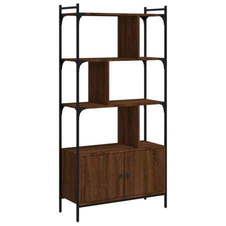 vidaXL Libreria Ante Rovere Marrone 76,5x30x154,5 cm Legno Multistrato