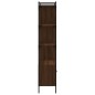 vidaXL Libreria Ante Rovere Marrone 76,5x30x154,5 cm Legno Multistrato vidaXL Libreria Ante Rovere Marrone 76,5x30x154,5 cm Legno Multistrato