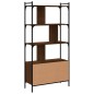 vidaXL Libreria Ante Rovere Marrone 76,5x30x154,5 cm Legno Multistrato vidaXL Libreria Ante Rovere Marrone 76,5x30x154,5 cm Legno Multistrato