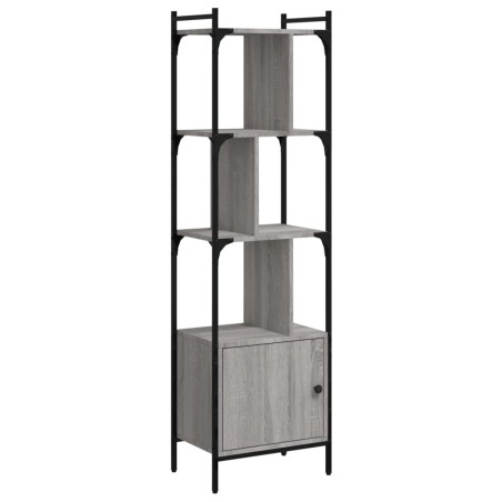 vidaXL Libreria Anta Grigio Sonoma 44,5x30x154,5 cm Legno Multistrato