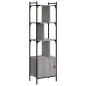 vidaXL Libreria Anta Grigio Sonoma 44,5x30x154,5 cm Legno Multistrato vidaXL Libreria Anta Grigio Sonoma 44,5x30x154,5 cm Legno Multistrato