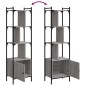 vidaXL Libreria Anta Grigio Sonoma 44,5x30x154,5 cm Legno Multistrato vidaXL Libreria Anta Grigio Sonoma 44,5x30x154,5 cm Legno Multistrato