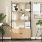 vidaXL Libreria Ante Rovere Sonoma 76,5x30x154,5 cm Legno Multistrato vidaXL Libreria Ante Rovere Sonoma 76,5x30x154,5 cm Legno Multistrato