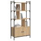 vidaXL Libreria Ante Rovere Sonoma 76,5x30x154,5 cm Legno Multistrato vidaXL Libreria Ante Rovere Sonoma 76,5x30x154,5 cm Legno Multistrato