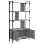 vidaXL Libreria Ante Grigio Sonoma 76,5x30x154,5 cm Legno Multistrato vidaXL Libreria Ante Grigio Sonoma 76,5x30x154,5 cm Legno Multistrato