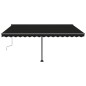Tenda Retrattile Manuale Autoportante 400x300 cm Antracite Tenda Retrattile Manuale Autoportante 400x300 cm Antracite