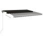 Tenda Retrattile Manuale Autoportante 400x300 cm Antracite Tenda Retrattile Manuale Autoportante 400x300 cm Antracite