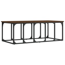 vidaXL Tavolino Salotto Rovere Marrone 100x50x35,5cm Legno Multistrato