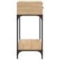 vidaXL Tavolino Consolle Rovere Sonoma 100x34,5x75cm Legno Multistrato vidaXL Tavolino Consolle Rovere Sonoma 100x34,5x75cm Legno Multistrato