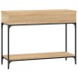 vidaXL Tavolino Consolle Rovere Sonoma 100x34,5x75cm Legno Multistrato vidaXL Tavolino Consolle Rovere Sonoma 100x34,5x75cm Legno Multistrato