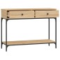 vidaXL Tavolino Consolle Rovere Sonoma 100x34,5x75cm Legno Multistrato vidaXL Tavolino Consolle Rovere Sonoma 100x34,5x75cm Legno Multistrato