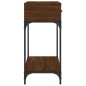 vidaXL Tavolo Consolle Rovere Marrone 100x34,5x75 cm Legno Multistrato vidaXL Tavolo Consolle Rovere Marrone 100x34,5x75 cm Legno Multistrato