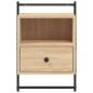 vidaXL Comodino a Muro Rovere Sonoma 40x30x61 cm Legno Multistrato vidaXL Comodino a Muro Rovere Sonoma 40x30x61 cm Legno Multistrato