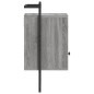 vidaXL Comodini a Muro 2 pz Grigio Sonoma 40x30x61cm Legno Multistrato vidaXL Comodini a Muro 2 pz Grigio Sonoma 40x30x61cm Legno Multistrato