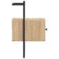 vidaXL Comodino a Muro Rovere Sonoma 35x30x51 cm Legno Multistrato vidaXL Comodino a Muro Rovere Sonoma 35x30x51 cm Legno Multistrato