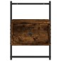 vidaXL Comodino a Muro Rovere Fumo 35x30x51 cm Legno Multistrato vidaXL Comodino a Muro Rovere Fumo 35x30x51 cm Legno Multistrato