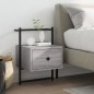 vidaXL Comodino a Muro Grigio Sonoma 35x30x51 cm Legno Multistrato vidaXL Comodino a Muro Grigio Sonoma 35x30x51 cm Legno Multistrato