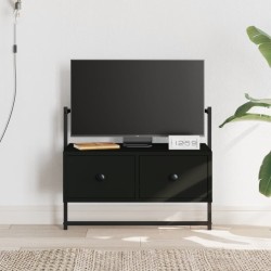 vidaXL Mobile TV a Muro Nero 60,5x30x51 cm in Legno Multistrato