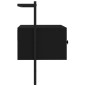 vidaXL Mobile TV a Muro Nero 60,5x30x51 cm in Legno Multistrato vidaXL Mobile TV a Muro Nero 60,5x30x51 cm in Legno Multistrato