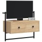 vidaXL Mobile TV a Muro Rovere Sonoma 60,5x30x51 cm Legno Multistrato vidaXL Mobile TV a Muro Rovere Sonoma 60,5x30x51 cm Legno Multistrato