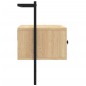 vidaXL Mobile TV a Muro Rovere Sonoma 60,5x30x51 cm Legno Multistrato vidaXL Mobile TV a Muro Rovere Sonoma 60,5x30x51 cm Legno Multistrato