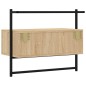 vidaXL Mobile TV a Muro Rovere Sonoma 60,5x30x51 cm Legno Multistrato vidaXL Mobile TV a Muro Rovere Sonoma 60,5x30x51 cm Legno Multistrato