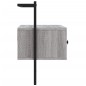 vidaXL Mobile TV a Muro Grigio Sonoma 60,5x30x51 cm Legno Multistrato vidaXL Mobile TV a Muro Grigio Sonoma 60,5x30x51 cm Legno Multistrato