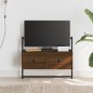 vidaXL Mobile TV a Muro Rovere Marrone 60,5x30x51 cm Legno Multistrato