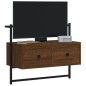 vidaXL Mobile TV a Muro Rovere Marrone 60,5x30x51 cm Legno Multistrato