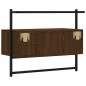 vidaXL Mobile TV a Muro Rovere Marrone 60,5x30x51 cm Legno Multistrato