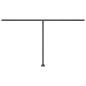 Tenda da Sole Retrattile Manuale con LED 400x300 cm Antracite Tenda da Sole Retrattile Manuale con LED 400x300 cm Antracite