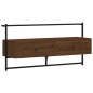 vidaXL Mobile TV a Muro Rovere Marrone 100,5x30x51cm Legno Multistrato vidaXL Mobile TV a Muro Rovere Marrone 100,5x30x51cm Legno Multistrato