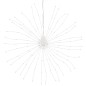 vidaXL Illuminazione di Natale Galassia 140 LED Bianco Caldo 17 cm