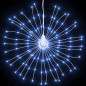vidaXL Illuminazione di Natale Galassia 140 LED Bianco Freddo 17 cm