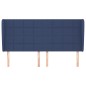 Testiera ad Orecchio Blu 203x23x118/128 cm in Tessuto