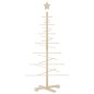 vidaXL Albero di Natale Decorativo in Legno 125 cm Legno Massello Pino vidaXL Albero di Natale Decorativo in Legno 125 cm Legno Massello Pino