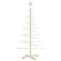 vidaXL Albero di Natale Decorativo in Legno 125 cm Legno Massello Pino vidaXL Albero di Natale Decorativo in Legno 125 cm Legno Massello Pino