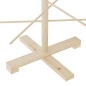 vidaXL Albero di Natale Decorativo in Legno 125 cm Legno Massello Pino vidaXL Albero di Natale Decorativo in Legno 125 cm Legno Massello Pino