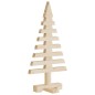 vidaXL Albero di Natale Decorativo in Legno 60 cm Legno Massello Pino