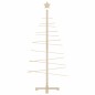 vidaXL Albero di Natale Decorativo in Legno 150 cm Legno Massello Pino vidaXL Albero di Natale Decorativo in Legno 150 cm Legno Massello Pino