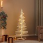 vidaXL Albero di Natale Decorativo in Legno 120 cm Legno Massello Pino vidaXL Albero di Natale Decorativo in Legno 120 cm Legno Massello Pino